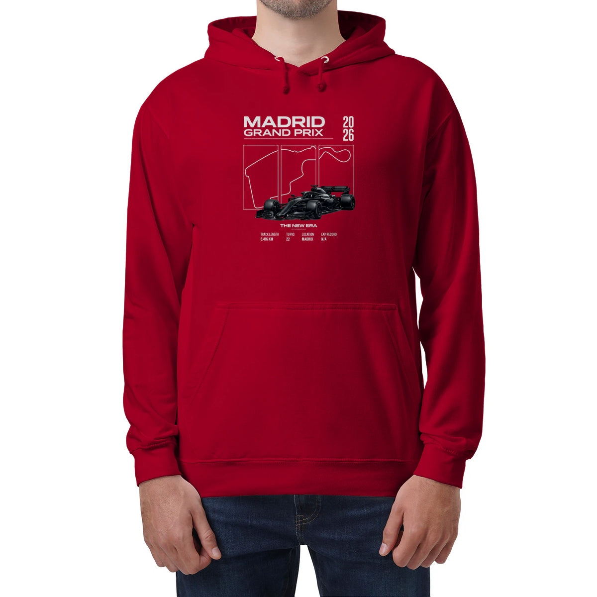 Male model shot, viewing the front side.