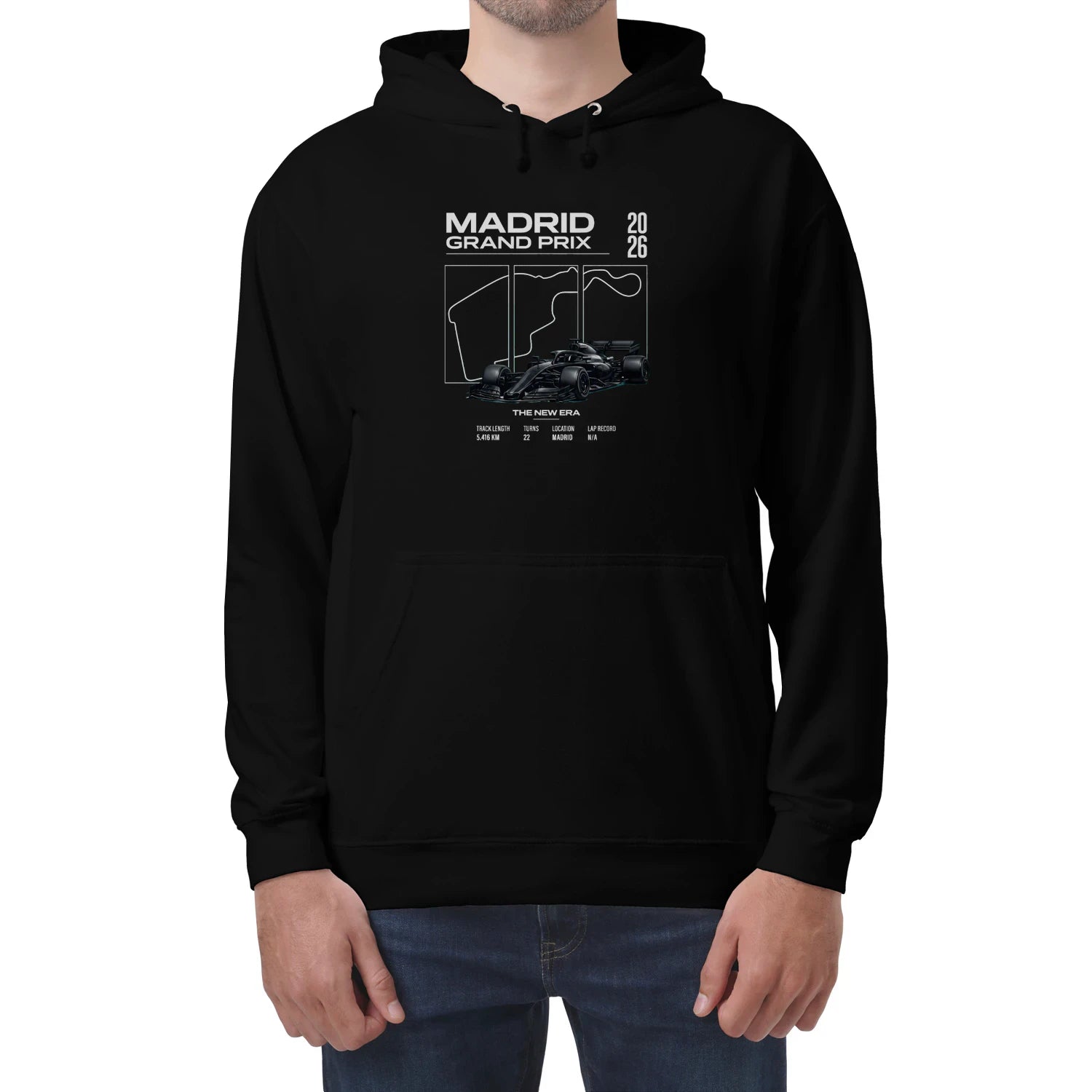 Male model shot, viewing the front side.