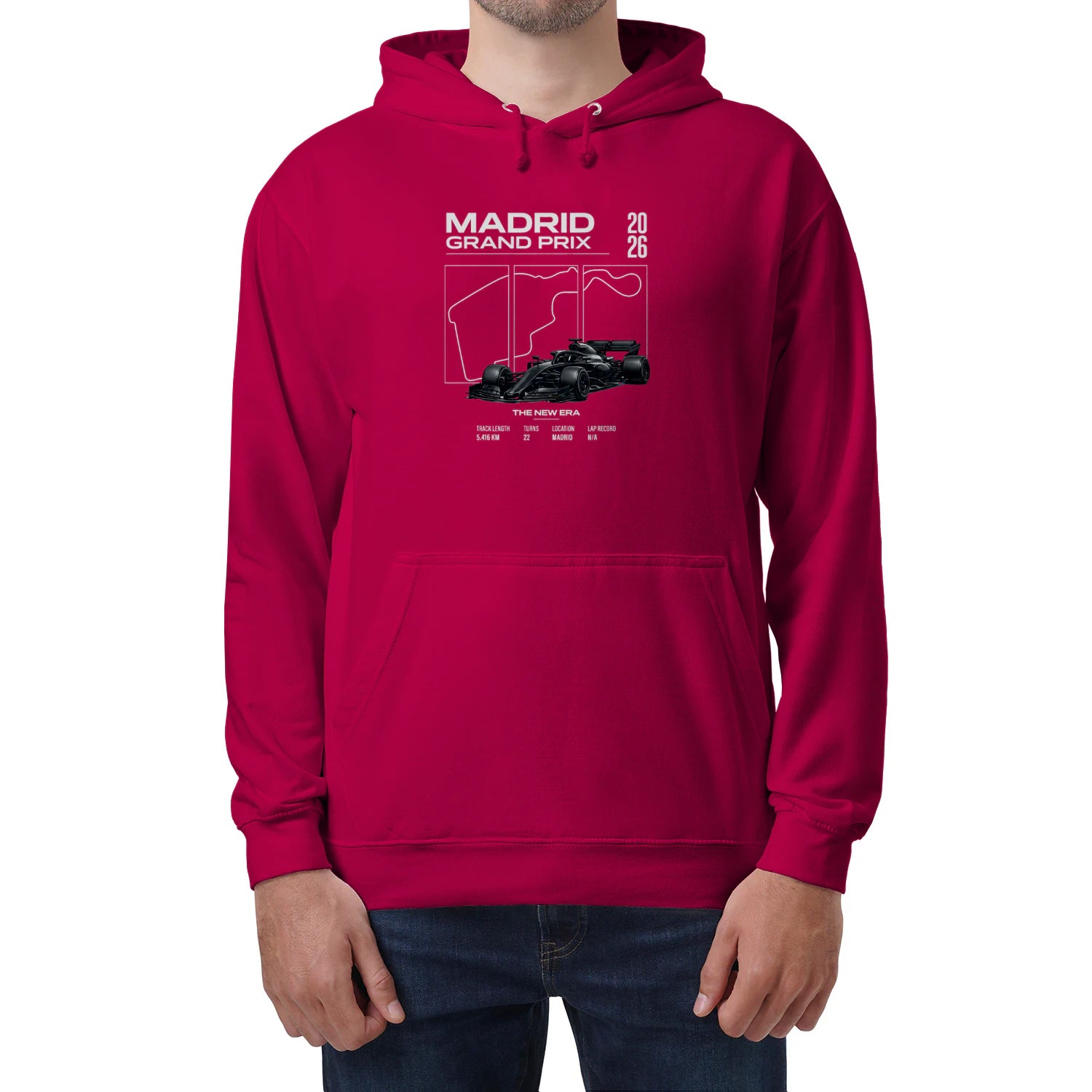Male model shot, viewing the front side.
