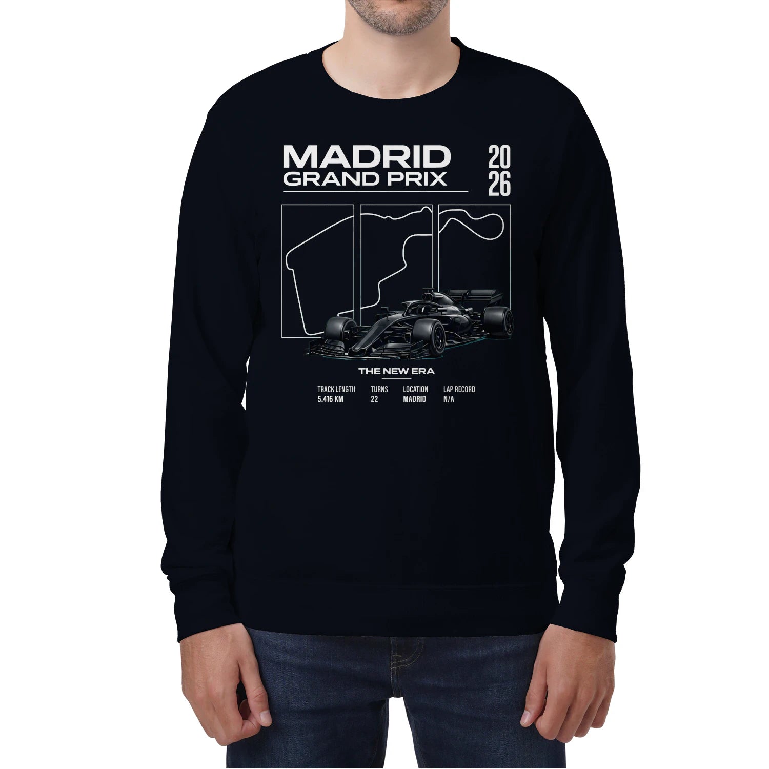 Male model shot, viewing the front side.