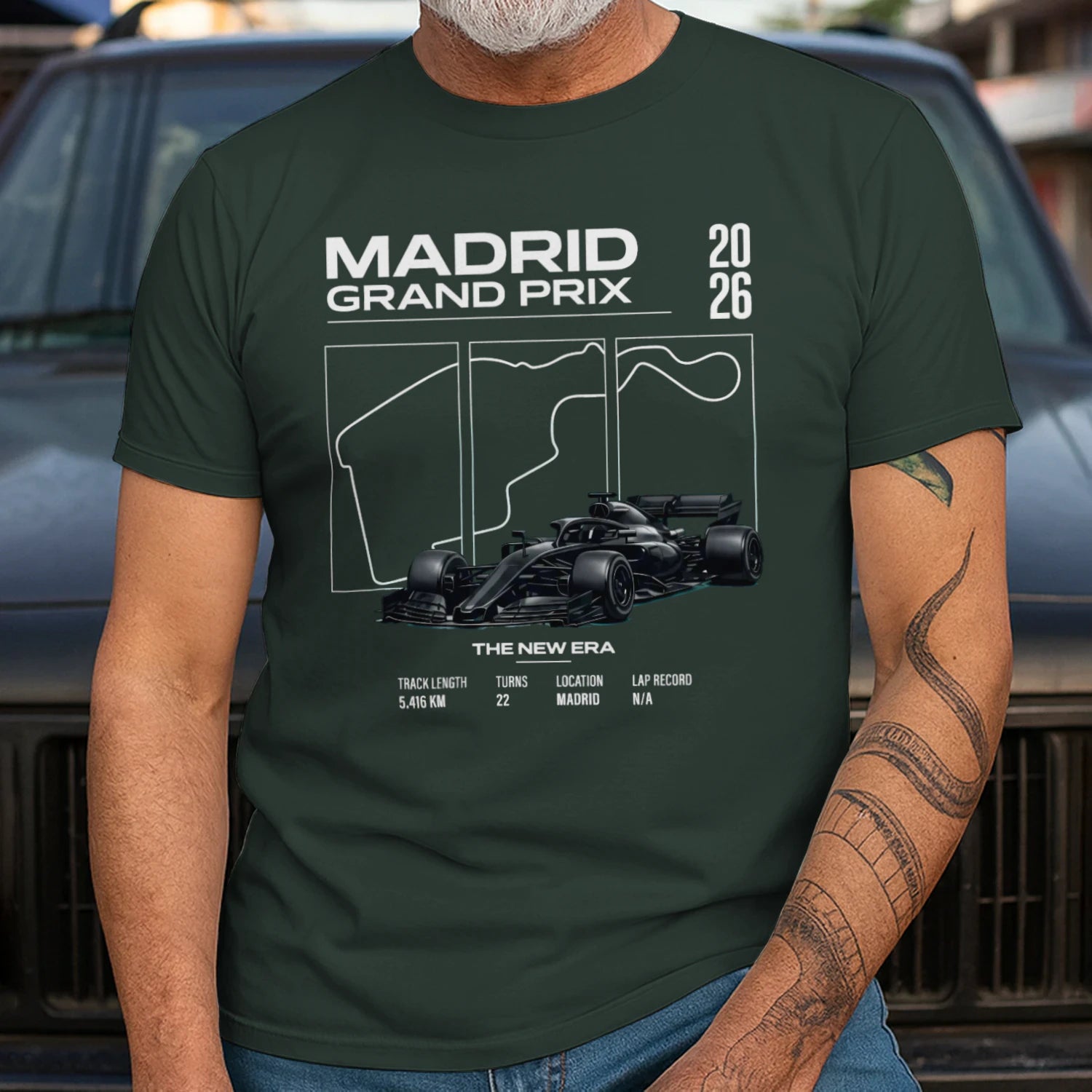 Male model lifestyle shot, viewing the front side.