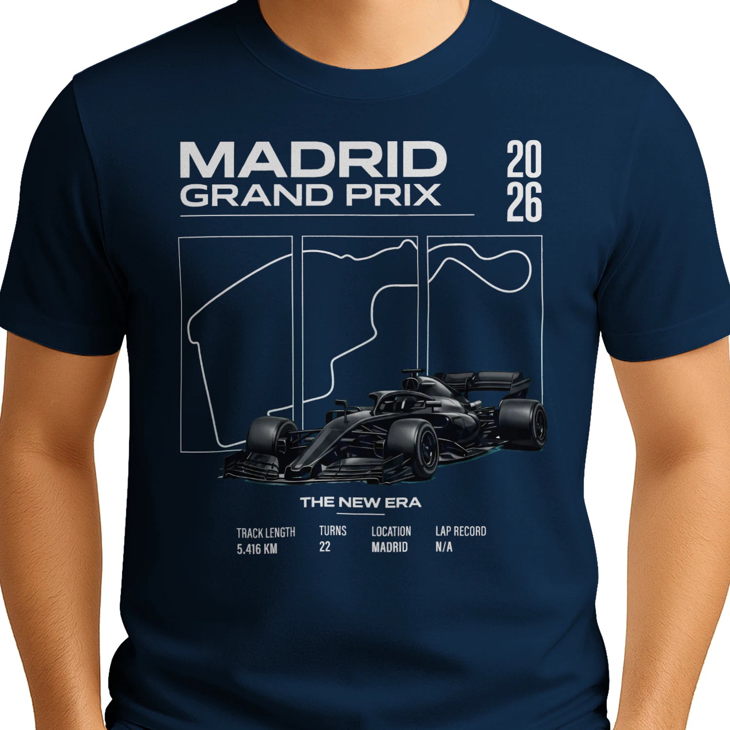 Male model, viewing the front side.