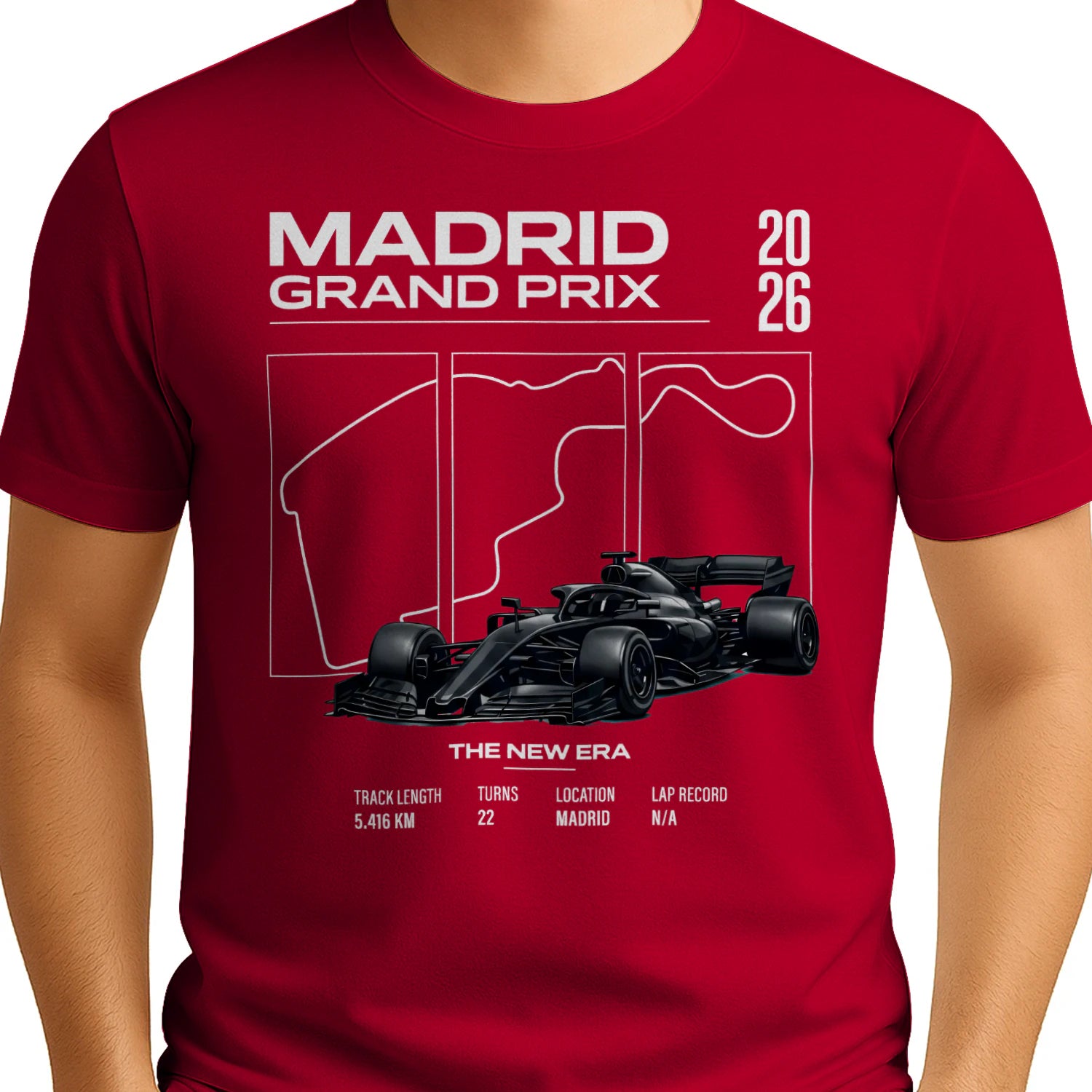 Male model, viewing the front side.