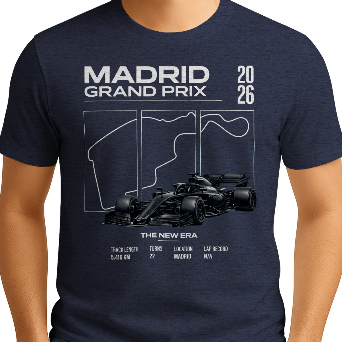 Male model, viewing the front side.