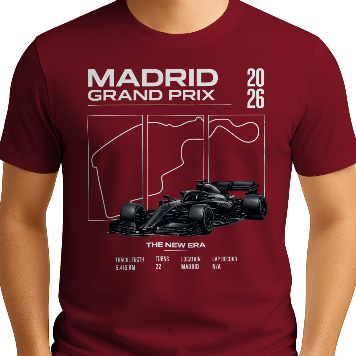 Male model, viewing the front side.