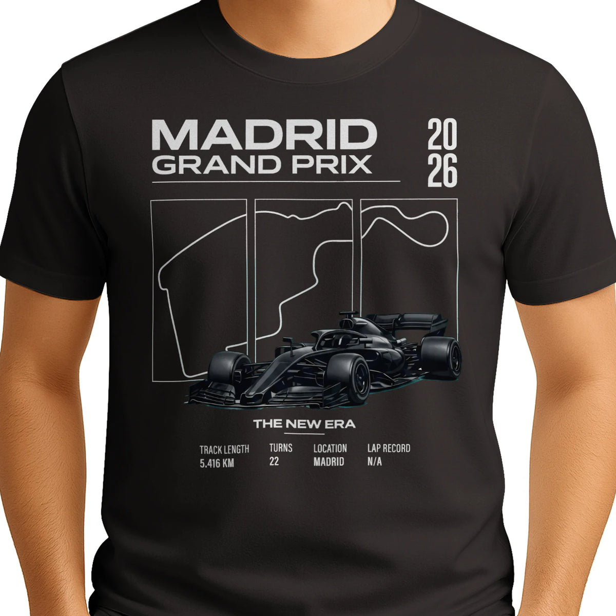 Male model, viewing the front side.
