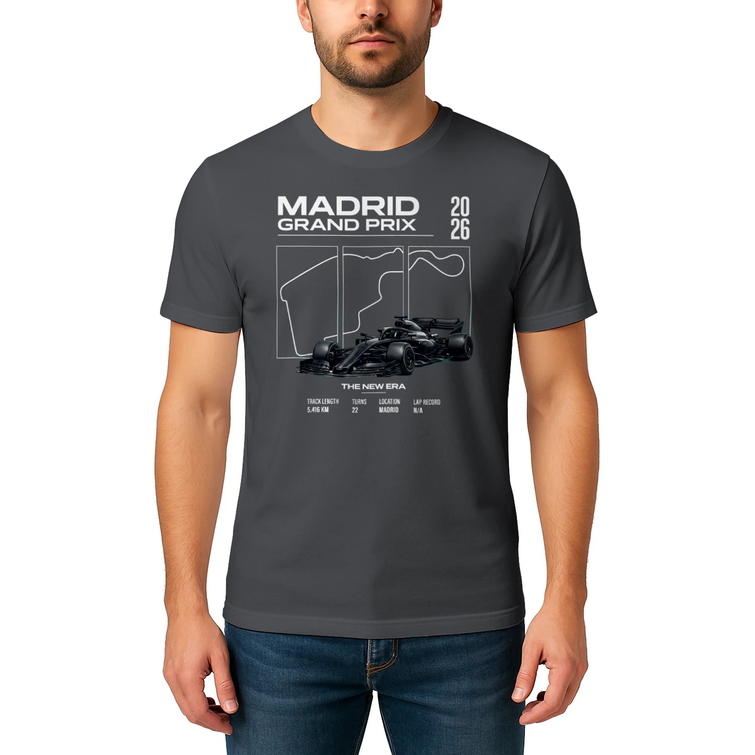 Male model, viewing the front side.