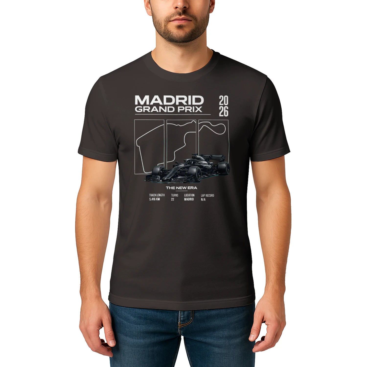 Male model, viewing the front side.