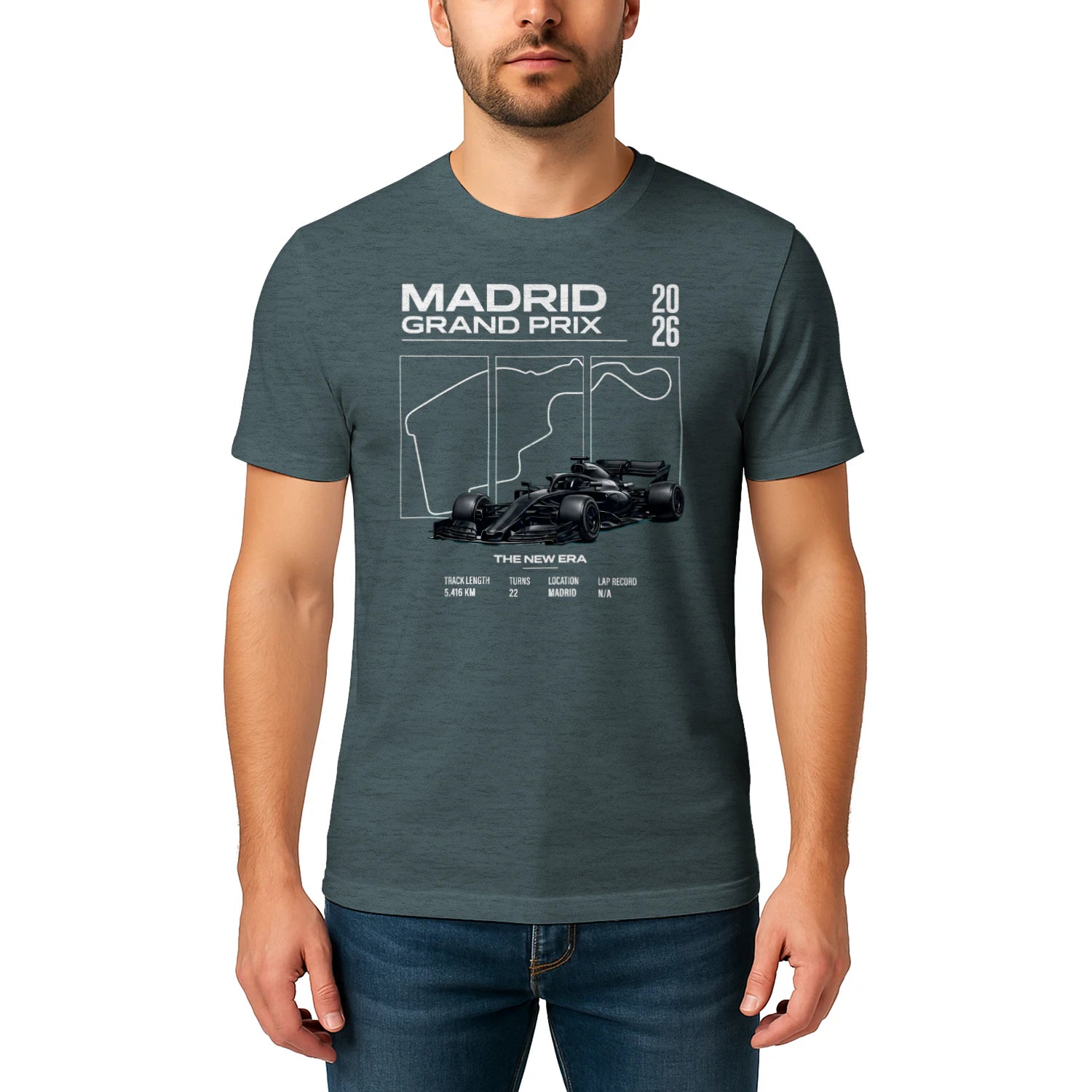 Male model, viewing the front side.