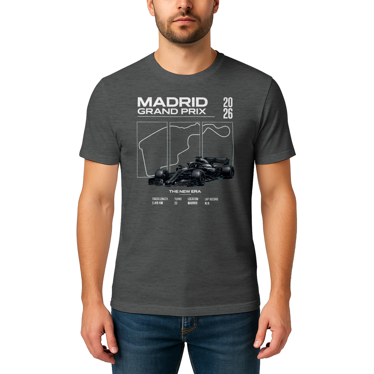 Male model, viewing the front side.