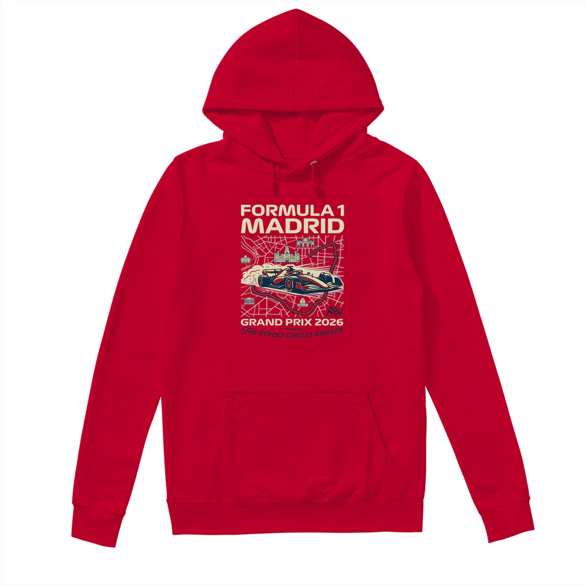 Lying flat, viewing the front side.